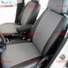 Авточехлы VW- Polo Sd деленная 40\60 с 2010 (Ромб) чер+сер Авточехлы VW- Polo Sd деленная 40\60 с 2010 (Ромб) чер+сер