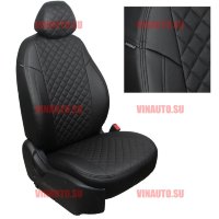 Авточехлы HYUNDAI- Matrix (Ромб) чер+чер