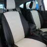 Авточехлы FORD-Focus 3 Trend Sport\Titanium Sd\Hb\Wag 2011- (Аригон) чер+белый