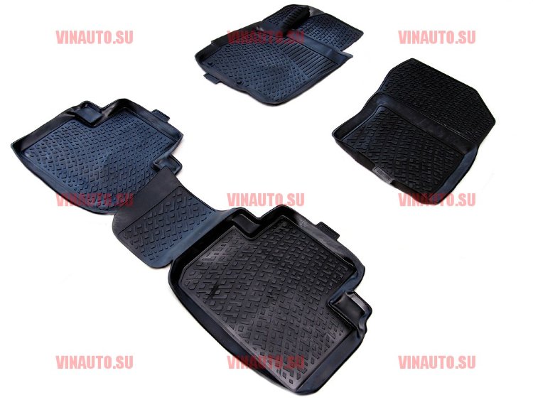 L.Locker/Коврики в салон 3D Mitsubishi Outlander III (12-)/0208010401