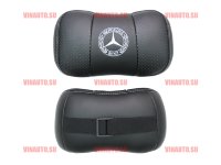 Автомобильные подушки для шеи Mercedes-Benz (Аригон) чер+чер