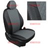 Авточехлы KIA-Rio 3 Sd 40\60 с 2011 (Ромб) чер+сер