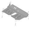 Motodor/Защита картера и КПП TOYOTA Camry 2.4, 3.5 АКПП 2006-2011/Venza 2008-2012/72538