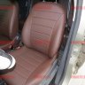 Авточехлы RENAULT-Logan 2 с 2014 сплошной (Аригон) шоколад+шоколад
