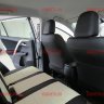 Авточехлы TOYOTA-RAV-4 с 2013 (Аригон) чер+белый