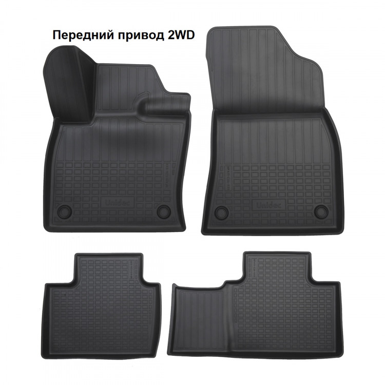 Norplast/Коврики в салон 3D GEELY Atlas 2WD (FX11) 2023-/NPA11C24033