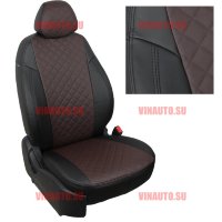 Авточехлы Lada Granta Sd деленная 40\60 комплект. LUXE (Ромб) чер+шоколад Авточехлы Lada Granta Sd деленная 40\60 комплект. LUXE (Ромб) чер+шоколад