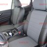Авточехлы NISSAN-Qashqai с 2014- (Аригон) чер+тем.сер