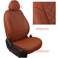 Авточехлы HYUNDAI- Creta 2016-2021 (Ромб) корич+коричневый Авточехлы HYUNDAI- Creta 2016-2021 (Ромб) корич+коричневый