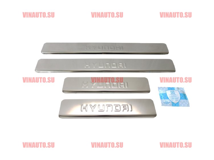 Накладки на пороги HYUNDAI Solaris 2010-2014