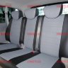 Авточехлы HYUNDAI- H-1 8 мест с 2007 (Аригон) чер+сер Авточехлы HYUNDAI- H-1 8 мест с 2007 (Аригон) чер+сер