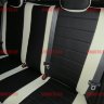 Авточехлы KIA-Rio 3 Sd 40\60 с 2011 (Аригон) бел+чер