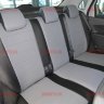 Авточехлы ВАЗ-Granta Sd деленная 40\60 с 2011 (Аригон) чер+тем.сер