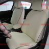 Авточехлы CITROEN-C-5  с 2007- зад. сиден. с подлокотником (Аригон) бел+бел